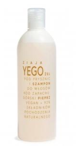 Ziaja Yego, Żel pod prysznic i Szampon do włosów Górski Pieprz, 400 ml