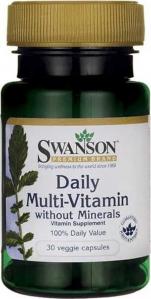 Multi witamina multiwitamina bez minerałów 30 kapsułek Daily Multi Vitamin SWANSON