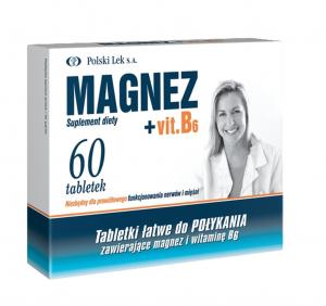 Magnez + witamina B6 60 tabletek