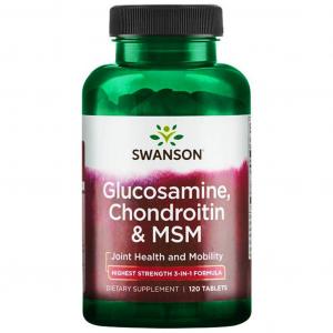 Swanson Glukozamina Chondroityna MSM - 120 tabletek