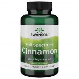 Full Spectrum Cinnamon 375 mg 180 kaps. Swanson