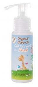 Azeta Bio - Organiczna oliwka brzoskwiniowa z inca inchi do pielęgnacji i masażu dla dzieci i niemowląt - 50 ml