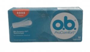(DE) O.B. ProComfort, Super, Tampony higieniczne, 16 sztuk (PRODUKT Z NIEMIEC)