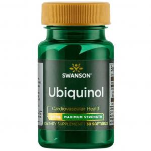 SWANSON Ubiquinol KANEKA podwyższona bioaktywność koenzymu Q10 200mg 30 kapsułek Żelowych Ubichinol - suplement diety