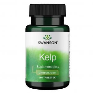 SWANSON Kelp 225mcg 100 tabletek - suplement diety