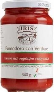 Sos pomidorowy z warzywami BIO 340 g Iris