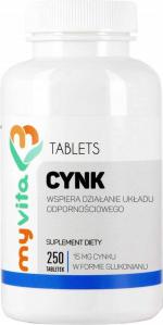 Cynk glukonian cynku 250 tabletek MyVita