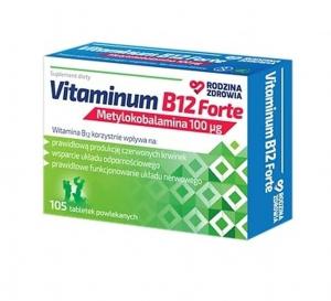 Rodzina Zdrowia Vitaminum B12 Forte, 105 tabletek