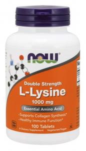 Now Foods L-Lysine (L-Lizyna) 1000 mg 100 tabletek