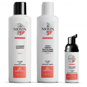 System 4 zestaw szampon do włosów 150ml + odżywka do włosów 150ml + kuracja zagęszczająca do włosów 40ml
