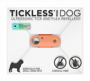 TickLess Pet Mini Ultradźwiękowa ochrona przed kleszczami - Hot Peach