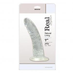 Dildo-FALLO JELLY REAL RAPTURE CLEAR 7\
