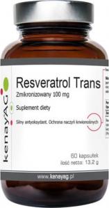 Kenay Resweratrol Zmikronizowany Trans 100 mg 60 kapsułek