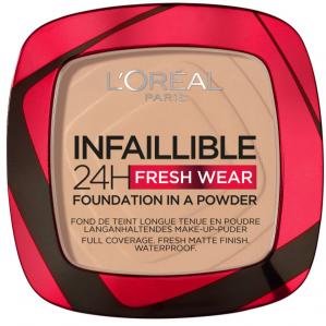 Infaillible 24H Fresh Wear Foundation In A Powder matujący podkład do w pudrze 130 True Beige 9g