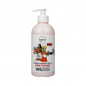 Kajko i Kokosz naturalny szampon i żel do mycia dla dzieci 2w1 Leśne Poziomki 350ml