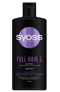 (DE) Syoss, Full Hair 5, Szampon do włosów, 440 ml (PRODUKT Z NIEMIEC)