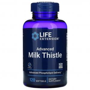 Ostropest Plamisty Advanced Milk Thistle Sylimaryna 120 kapsułek Life Extension