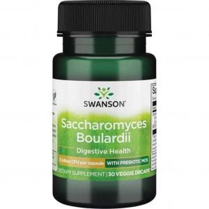 SWANSON Saccharomyces boulardii 5mld - 30 kapsułek vege