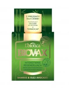 Biovax Maseczka Intensywnie Regenerująca do każdego rodzaju włosów Bambus Olej Avocado 250 ml