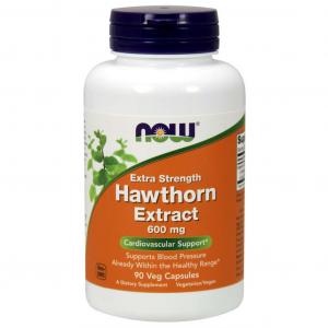 Now Foods HAWTHORN EXTRACT - Głóg ekstrakt - 600mg / 90 kapsułek