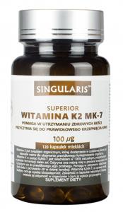 Singularis Superior Witamina K2 MK-7 120 kapsułek miękkich