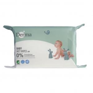 Derma Eco Baby Chusteczki nawilżane - 64 sztuki
