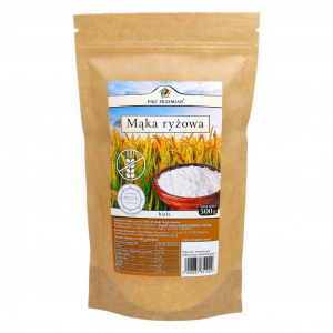 Mąka ryżowa biała bezglutenowa 500g PIĘĆ PRZEMIAN