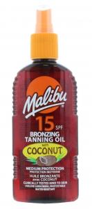 (DE) Malibu Bronzing Coconut Olejek do opalania SPF15, 200ml (PRODUKT Z NIEMIEC)