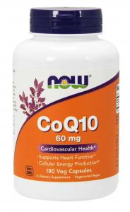 Now Foods Koenzym Q10 60 mg - 180 kapsułek