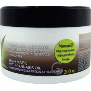 NATURALNA maska do włosów z olejem z KONOPI - 200ml