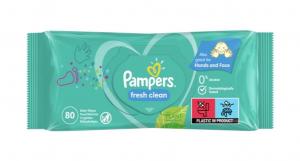 (DE) Pampers Clean Fresh, Chusteczki nawiżające, 80 sztuk (PRODUKT Z NIEMIEC)