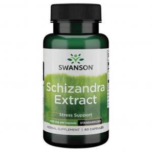 SWANSON Schizandra extract 500mg 60 kapsułek Cytryniec Chiński - suplement diety