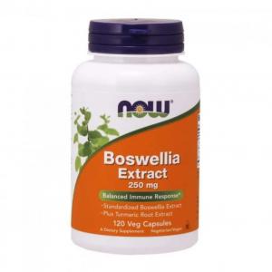 Boswellia 250 mg ekstrakt z Kurkumą 120 kapsułek NOW FOODS