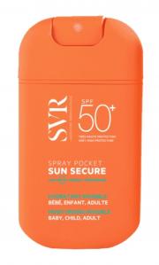SVR Sun Secure Kieszonkowy Transparentny Spray SPF 50+, 20 ml