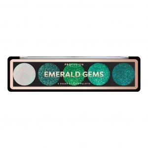 Emerald Gems Eyeshadow Palette paleta 5 cieni do powiek
