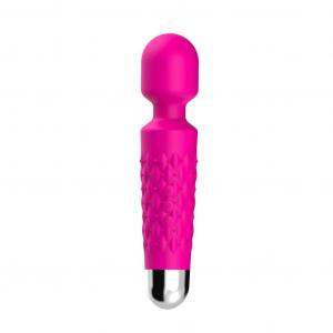 Stymulator silicone 9 vibration function Rose Red