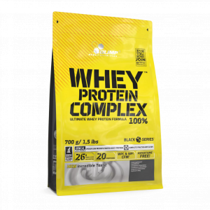 Olimp Whey Protein Complex 100% 0,7kg o smaku białej czekolady z maliną