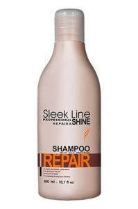 Sleek Line Repair Shampoo szampon z jedwabiem do włosów zniszczonych 300ml