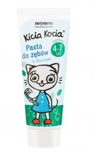Kicia Kocia, Pasta do zębów Miętowa 4-7 lat, 50 ml