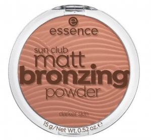 (DE) Essence, Sun club matt bronzing powder, Matowy puder brązujący odcień 02, 15g (PRODUKT Z NIEMIEC)