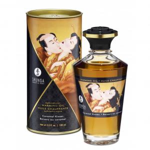 Jadalny olejek do masażu erotycznego karmelowy Shunga 100 ml