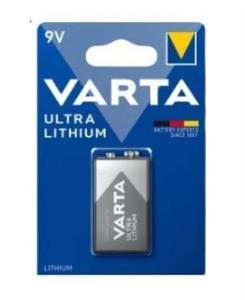 (DE) Varta, Ultra Lithium 9V Bateria, 1 sztuka (PRODUKT Z NIEMIEC)