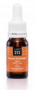 Vitamin D3 + K2MK7 Liquid 10 ml Labs212