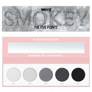 The Five Points Palette paleta cieni do powiek Smokey 6.5g
