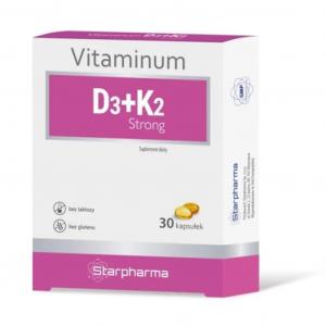 Vitaminum D3+K2 Strong, 30 kapsułek