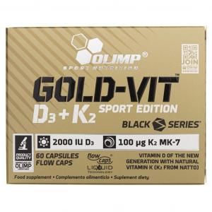 Olimp Gold-Vit D3 + K2 Sport Edition - 60 kapsułek
