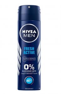 (DE) Nivea Men, Fresh Active Invisible Dezodorant, 150 ml (PRODUKT Z NIEMIEC)