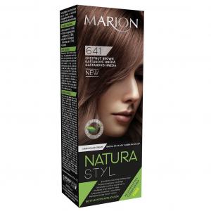 Marion 641 Kasztanowy brąz Farba do włosów 80 ml + Odżywka 10 ml