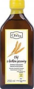 Olej z kiełków pszenicy zimnotłoczony nieoczyszczony 250ml OLVITA