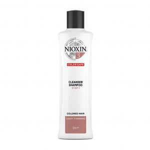 System 3 Cleanser Shampoo oczyszczający szampon do włosów farbowanych lekko przerzedzonych 300ml